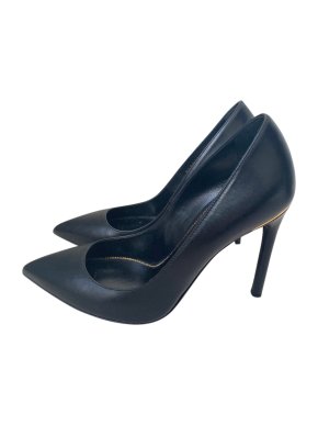 Tom Ford Black Leather T Detail Pumps