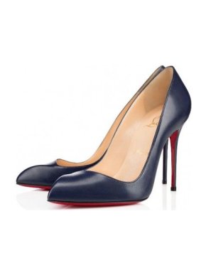 Christian Louboutin corneille Navy 100mm Pumps