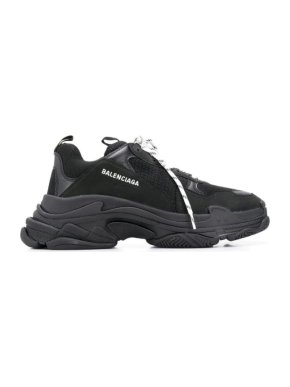 Balenciaga black Triple S Sneakers