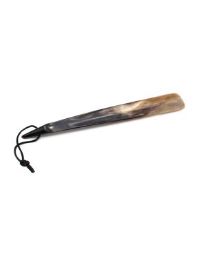 Taylor of Old Bond Street Brown Natural Horn Shoe Horn