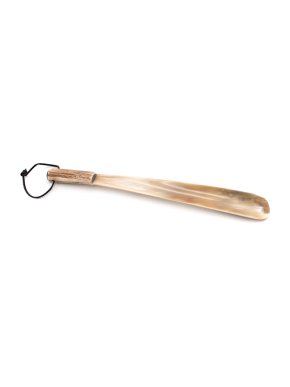 Drakes Beige Bone Long Shoe Horn