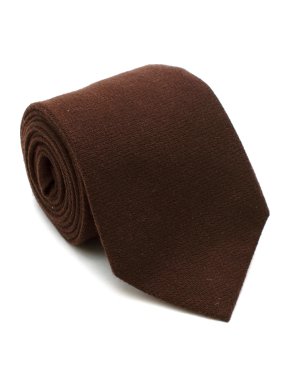 Loro Piana Brown Cashmere Handmade Tie