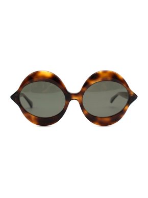 Pierre Cardin 1960's Brown Tortoiseshell 'Kiss' Sunglasses