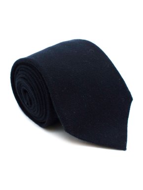 Loro Piana Navy Cashmere Handmade Tie