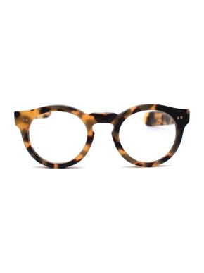 Carraro Eyewear Design Brown Tortoiseshell Matte Optical Frames