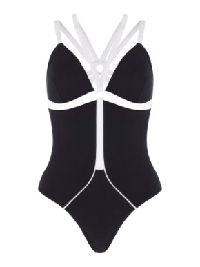 Alexandra Miro Black & White Lara Swimsuit