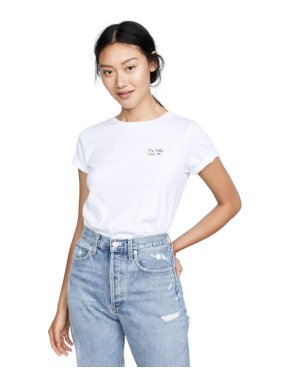 Chinti & Parker White Kiss Me T-shirt