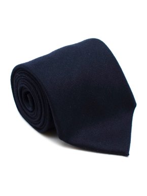 Loro Piana Navy Cashmere Handmade Tie