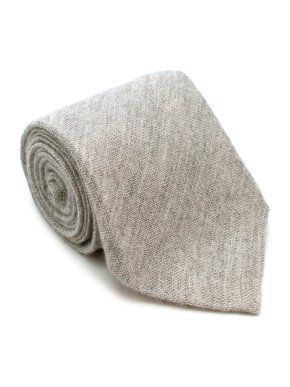Davino D'Avino Napoli Grey Cashmere Handmade Tie