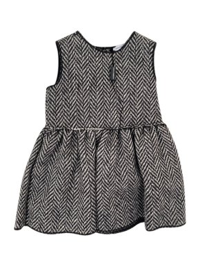 Dolce & Gabbana Herringbone Wool Baby 6-9m Dress