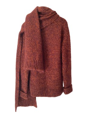 Celine by Phoebe Philo Alpaca Wool Blend Jumper & Scarf
