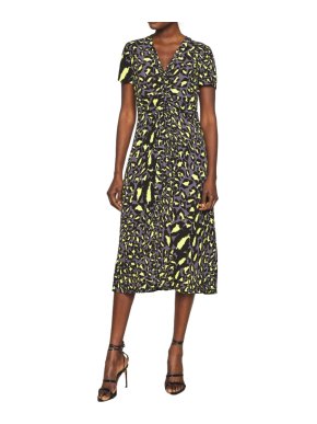 DVF Cecilia Animal Print Dress
