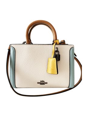 Coach Colourblock Leather Shoulder Bag