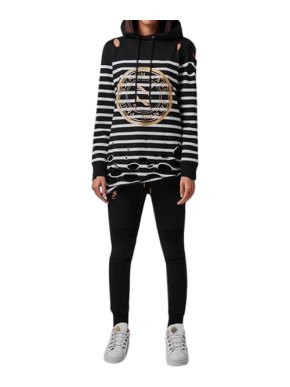 Balmain x Puma Striped Logo Hoodie