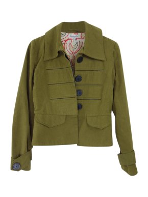 Temperley khaki military style jacket