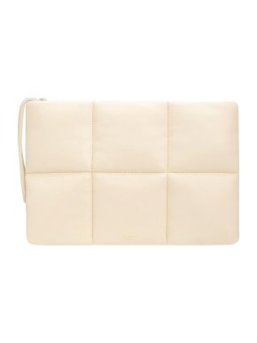 Oroton Freja Large Clutch-Vanilla