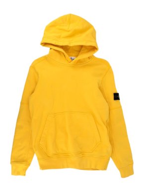 Stone Island Junior 12Y Yellow Hoodie
