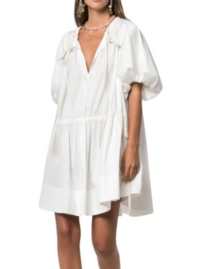 Lee Matthews Elsie White Tunic Dress
