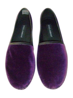 Dolce & Gabbana Purple Velvet Espadrilles