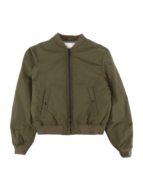 Burberry Kids 14Y Green Printed Bomber Jacket