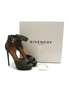 Givenchy Grey Suede Plara 125 Sandals