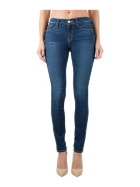 Frame Blue Denim Le Skinny De Jeanne Jeans