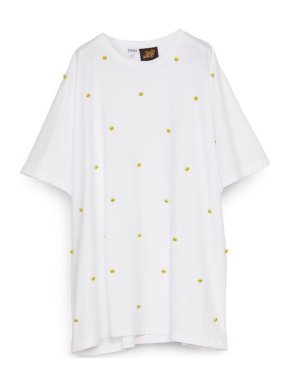Loewe x Smiley White Smiley Button Oversized T-shirt - Sold Out Ltd Ed