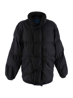 Moncler Black Quilted Down Jacket