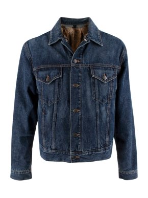 Gucci Denim Jacket with Detachable Fur Lining