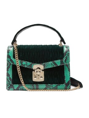 Miu Miu Confidential matelassé-quilted velvet shoulder bag