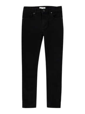 Burberry Girls Black Stretch Denim Skinny Jeans