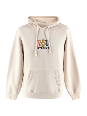 Stussy Ist Beige Cotton Hoodie