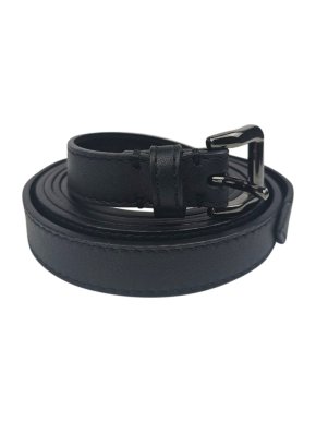 Burberry Black Leather Eyelet Belt - Size 90