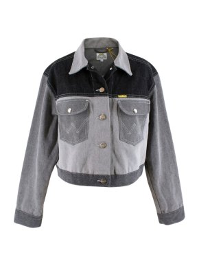 Wrangler Peter Max Grey Denim Retro Jacket