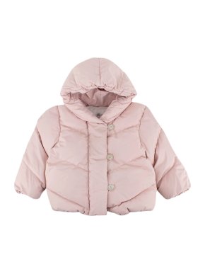 Bonpoint Pink Quilted Down Jacket
