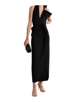 Maticevski Victoria draped cady halterneck gown