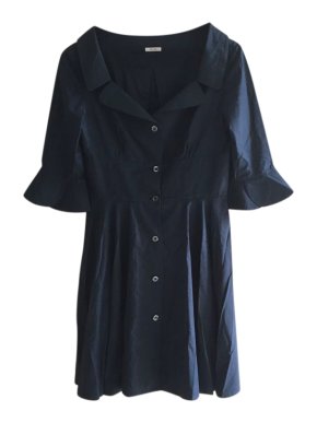 Miu Miu Navy Shirt Dress