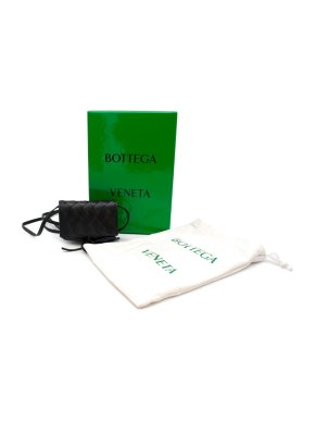 Bottega Veneta Intrecciato leather crossbody card holder