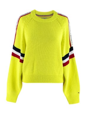 Tommy Hilfiger Jeans Neon Yellow Knitted Jumper