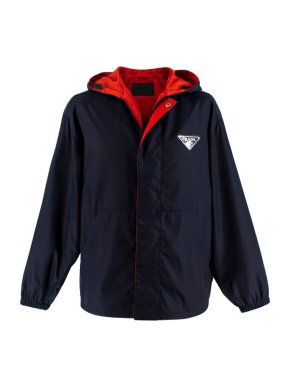 Prada Reversible Hooded Raincoat