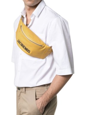 Jacquemus Yellow La Banane Leather Cross Body Bag