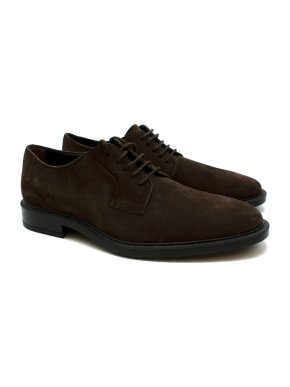 Tod's Brown Suede Lace Ups