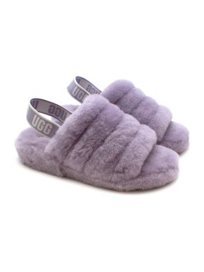 UGG Lilac Fluff Yeah Logo Slides