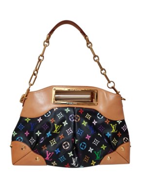 Louis Vuitton x Takashi Murakami Black Multicolore Monogram Shoulder Bag