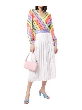 Olivia Rubin Kendall rainbow stripe blouse