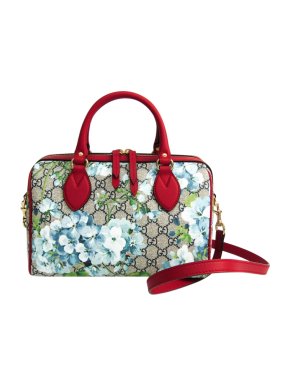 Gucci Blooms Blue Boston Shoulder Bag