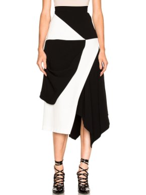 JW Anderson Contrast Asymmetric Skirt