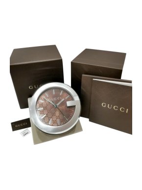 Gucci Guccissima Swiss Quartz Desk/Travel Clock