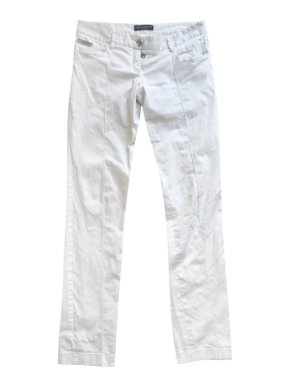 Dolce & Gabbana White Straght Leg Jeans