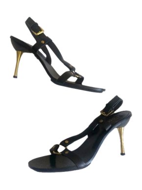 Gucci vintage Tom Ford black sandals
